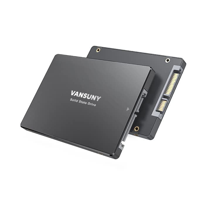 Vansuny Intern SSD 256GB 2.5 Zoll SATA III 6 Gb/s SSD intern 256GB 3D TLC NAND-Technologie zum Aufrüsten von PC oder Laptop Speicher und Speicher für IT-Profis/Ersteller/Unternehmen