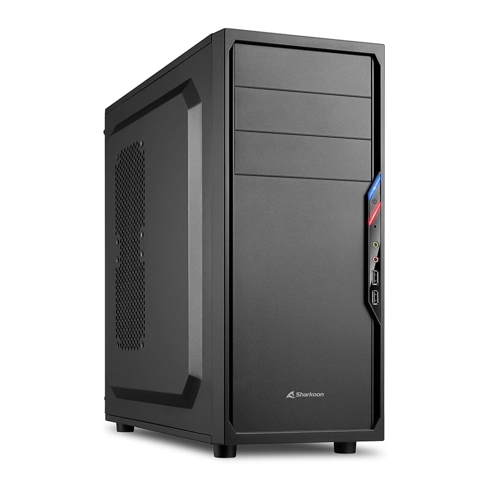Sharkoon VS4-S PC-Gehäuse (2x USB 2.0, ATX) schwarz