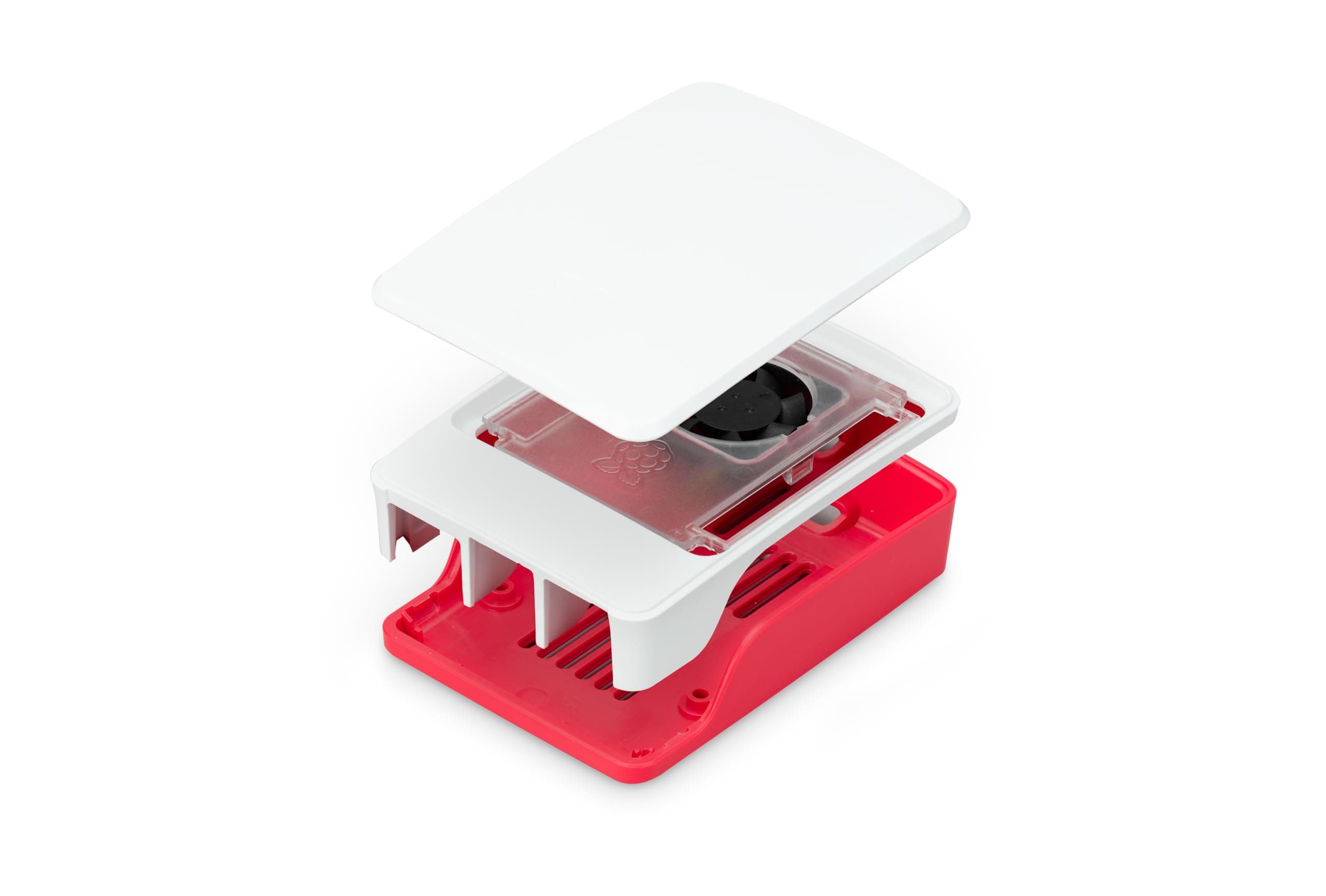 offizielles Gehäuse für Raspberry Pi 5, rot/weiß
