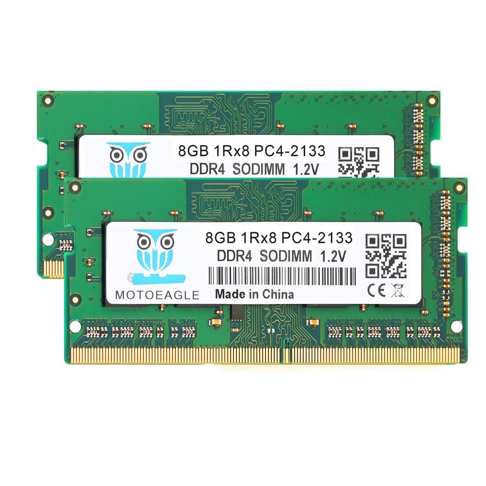 16GB DDR4 RAM 2X8GB 1RX8 DDR4-2133MHz SODIMM PC4-17000 PC4-2133P CL15 1.2V 260 PIN Non-ECC Laptop Memory