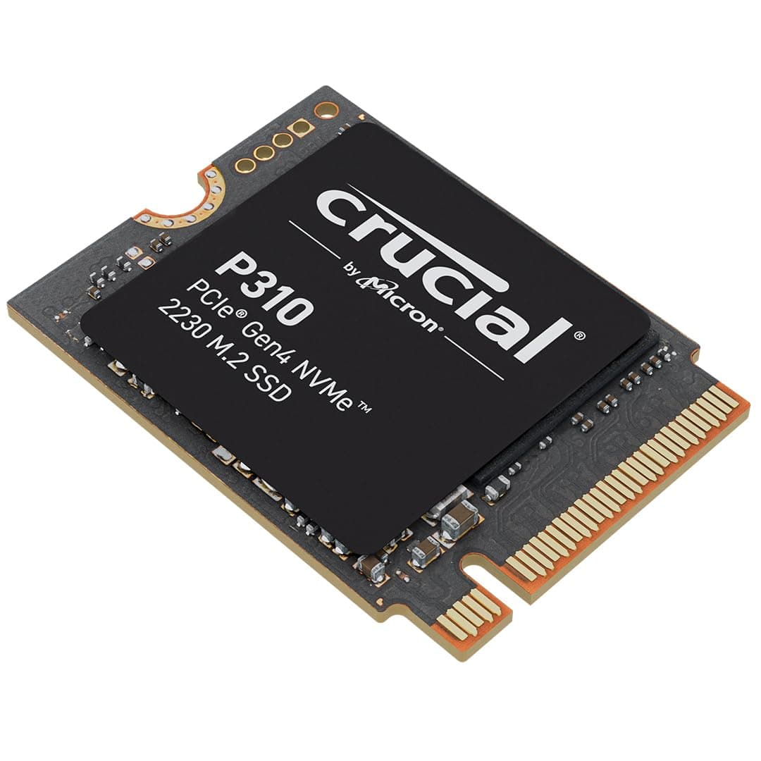 Crucial P310 SSD 2TB M.2 2230 PCIe Gen4 NVMe, bis 7.100 MB/s, mit Steam Deck, ASUS ROG Ally, MSI Claw & Microsoft Surface kompatibel - CT2000P310SSD2