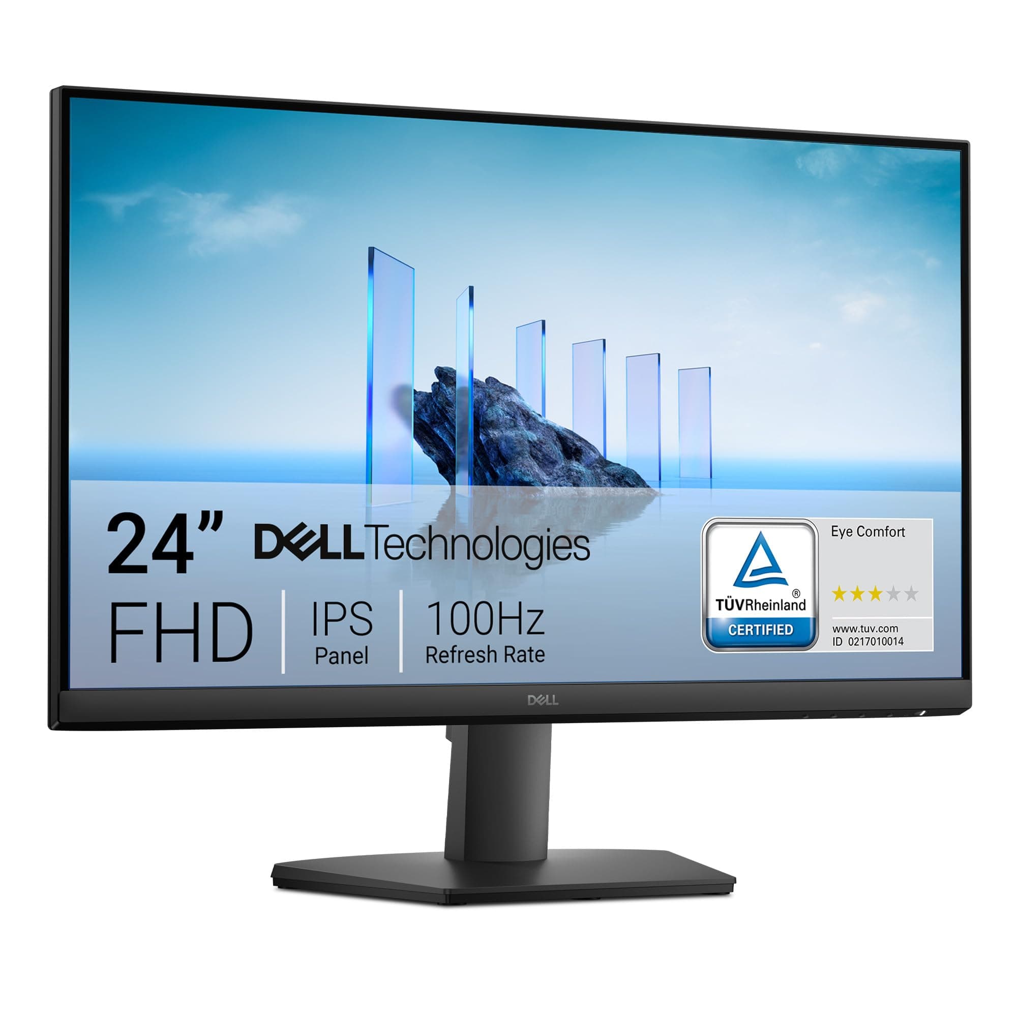 Dell 24 Monitor - SE2425HM, Full HD (1920x1080), 100Hz, IPS, 5ms, VESA (100x100mm), HDMI, VGA, 3 Jahre Garantie, Schwarz