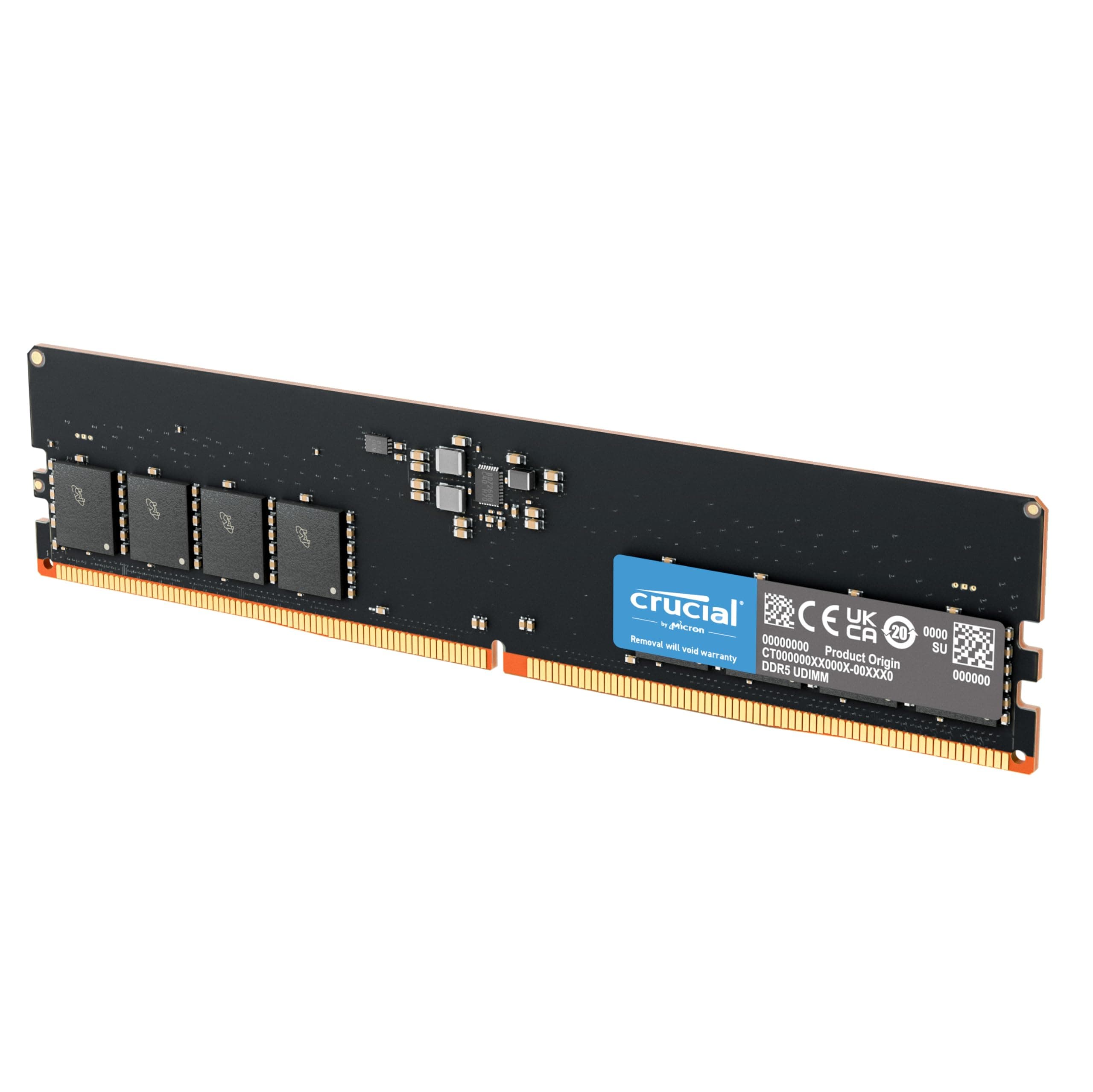 Crucial RAM 16GB DDR5 5200MHz (oder 4800MHz) Desktop Arbeitsspeicher CT16G52C42U5
