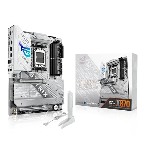 ASUS ROG Strix X870-A Gaming WiFi Mainboard Sockel AM5 (AMD, X870, ATX, 16+2+2 Power Stages, Dynamic OC Switcher, Core Flex, DDR5, WiFi 7, M.2, PCIe 5.0)