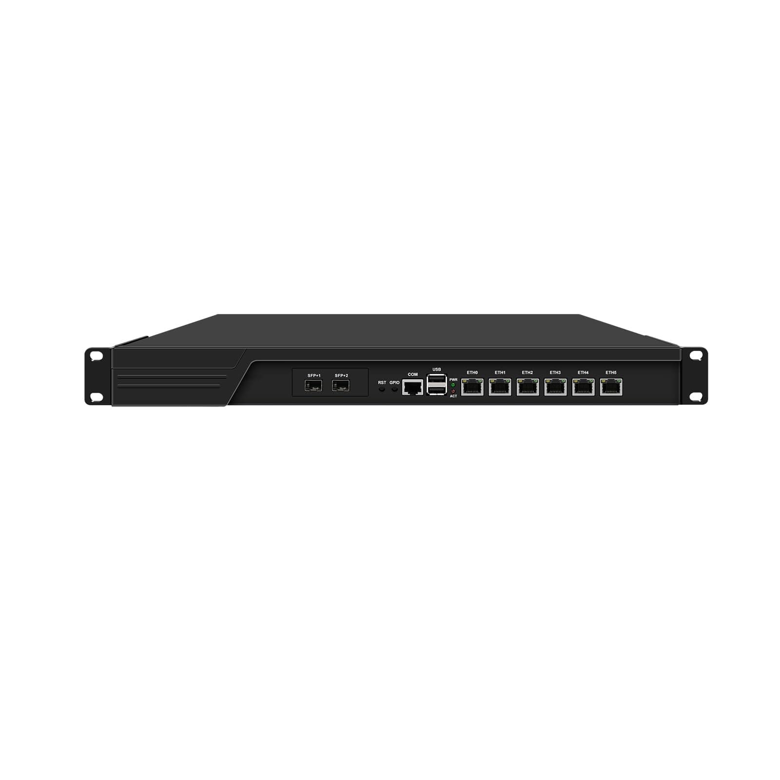 1U Firewall Appliance 10GbE, PFSense, Mikrotik, OPNsense, VPN, 3th Gen Core I7 3520M, RJ16, 6 x Intel 2.5GbE I226-V, 2 x SFP+ 82599ES 10GbE, 8G RAM, 512G SSD