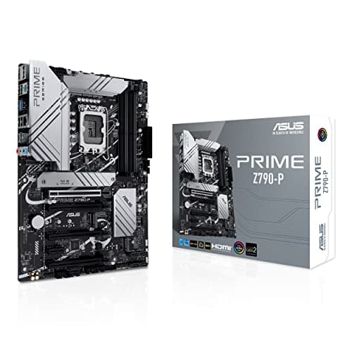 ASUS Prime Z790-P Gaming Mainboard Sockel Intel LGA1700 (ATX, PCIe 5.0, DDR5 Speicher, 3X M.2, HDMI, DisplayPort, Aura Sync)