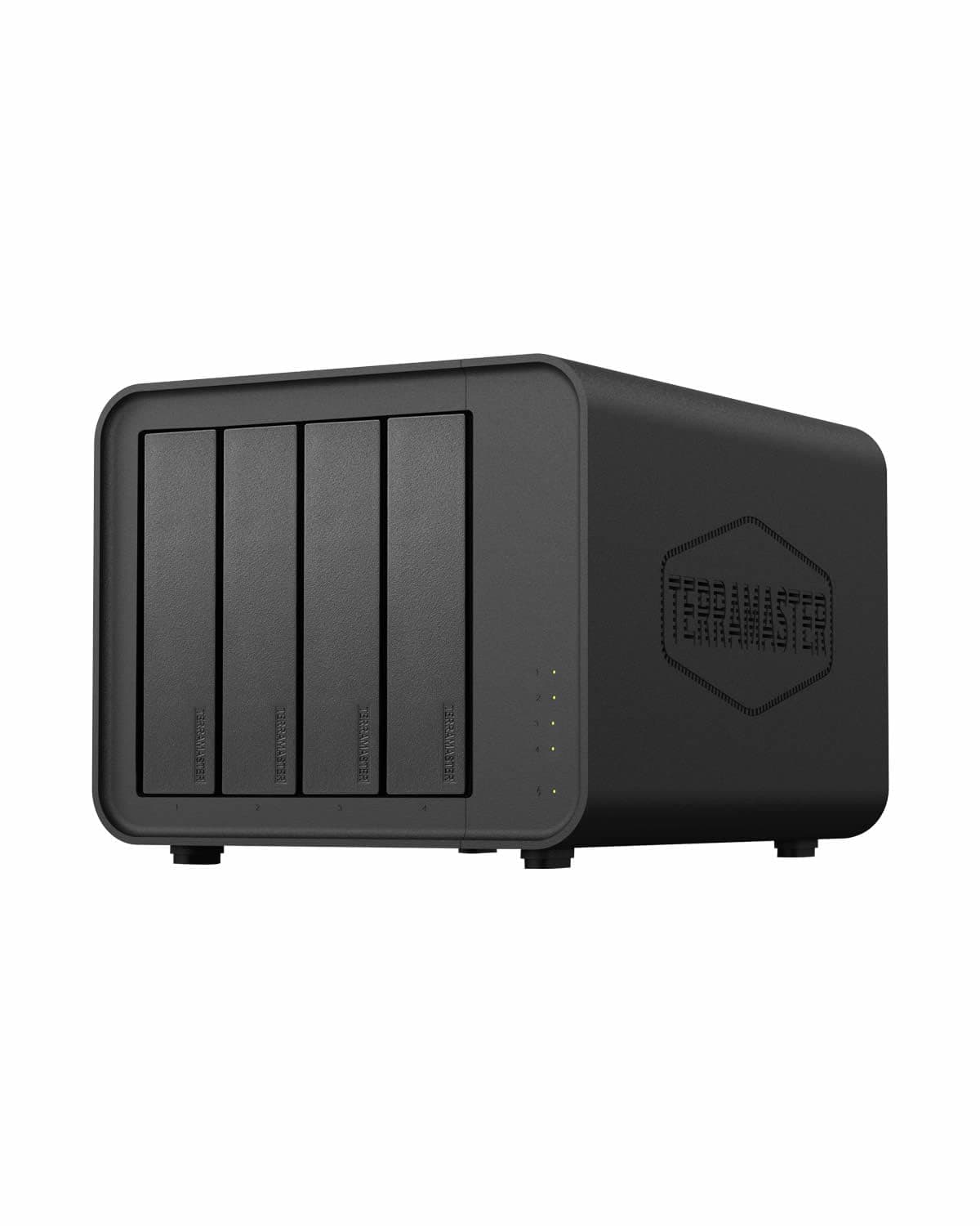 TERRAMASTER F4-424 Pro NAS Speicher - 4Bay Core i3-N305 8-Core 8-Thread CPU, 32GB DDR5 RAM, 2.5GbE Port x 2, Network Attached Storage Spitzenleistung für Unternehmen (Diskless)