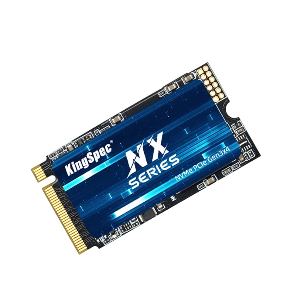 KingSpec NXM-2242 512GB SSD 2242 M.2 NVMe SSD, M2 SSD PCie 3.0 Gen3x4 - Up to 3500 MB/s Read Speed, PCIe 3.0 SSD with 3D NAND Flash, Compatible with PC/Laptop/Desktop