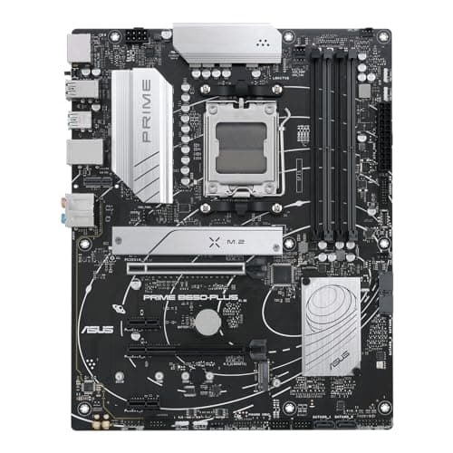 ASUS Prime B650-PLUS CSM Mainboard Sockel AMD AM5 (Ryzen 7000, ATX, DDR5 Speicher, PCIe 5.0 M.2, 2.5G Ethernet, BIOS Flashback, USB 3.2 Gen 2 Typ-C, Aura Sync)