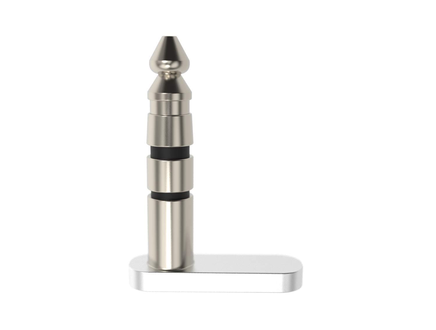 Privise Mikrofon Blocker – Anti Audio Hacking Schutz, 3,5 mm Sicherheitsadapter für Laptop, Smartphone & Tablet, Privatsphäre & Spionageschutz, Mikrofon Deaktivierung – Silber