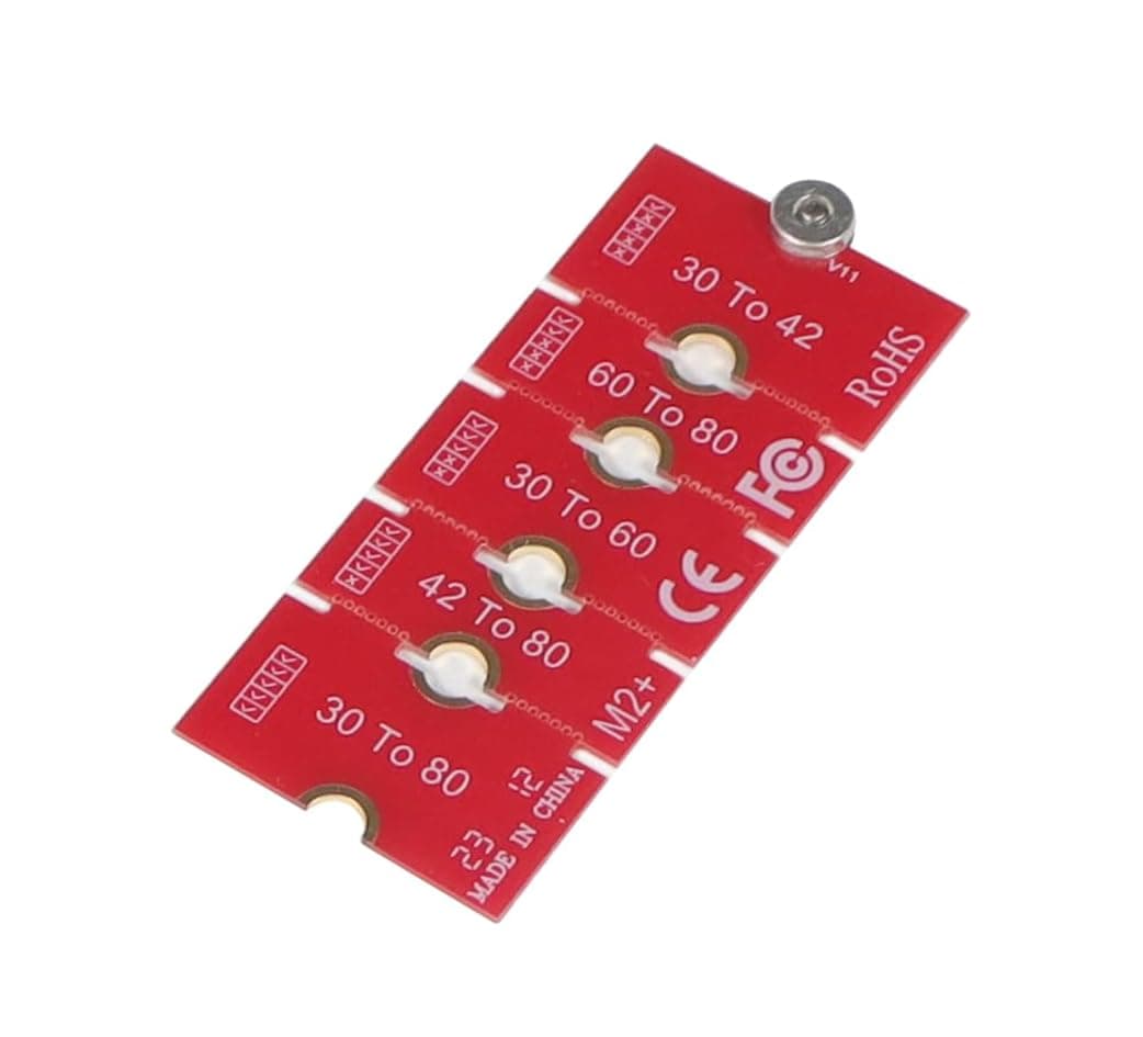 JMT NGFF NVME M2 M2PLUS 2230 auf 2280 Adapterkarte 2230, 2242, 2260, 2280 erweiterte Übertragung, lange Größenänderung für M.2 U.2 M3 M.3 SSD (1 Stück)