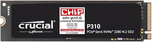 Crucial P310 SSD 1TB M.2 2280 PCIe Gen4 NVMe