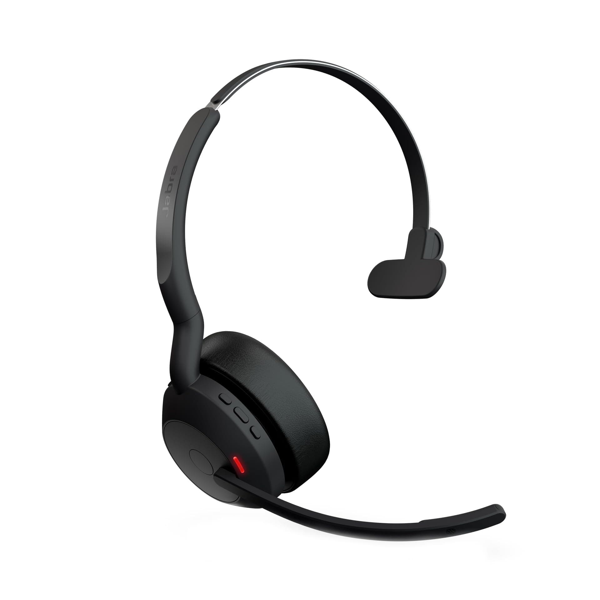 Jabra Evolve2 55 - schnurloses Mono-Headset Air Comfort - Mikrofone mit Geräuschunterdrückung und ANC - kompatibel mit Allen UC-Plattformen wie Zoom und Google Meet - Schwarz
