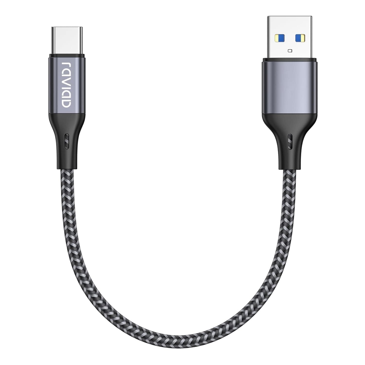 RAVIAD USB Typ C Kabel Kurz 0.5M, USB C Ladekabel QC 3.0 USB 3.0 Schnelles Aufladen und Synchronisation USB C Kabel Kompatibel für iPhone 16 15, Samsung Galaxy S24 S23 S22 S21 S20 Note 10, Huawei P60