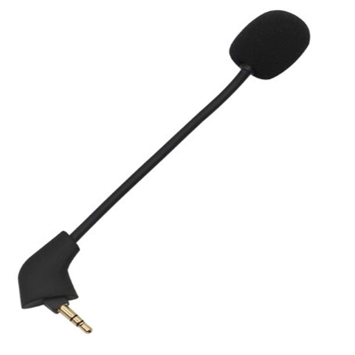 NewTH Mikrofon für Kingston HyperX Cloud, Cloud X Cloud Core,Pre-2021 1st Version Cloud II 2 Verkabelt Gaming Headsets mit Geräuschunterdrückung, 3,5mm Mini Ersatzmikrofon 15cm(Square Shape Jack)