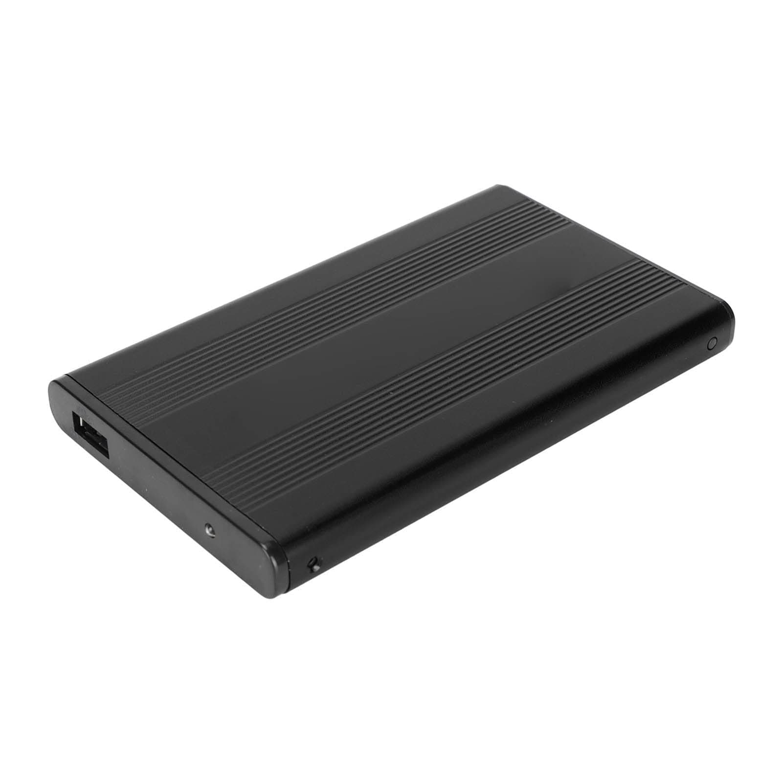 Naroote Externe Festplatte, Tragbare Festplatte Externe SSD -HDD -Gehäuse 2,5 Zoll 5 Gbit/S 2 TB Kapazität Anti -statischer Festplatte mit USB3.0 -Schnittstelle für (Black)