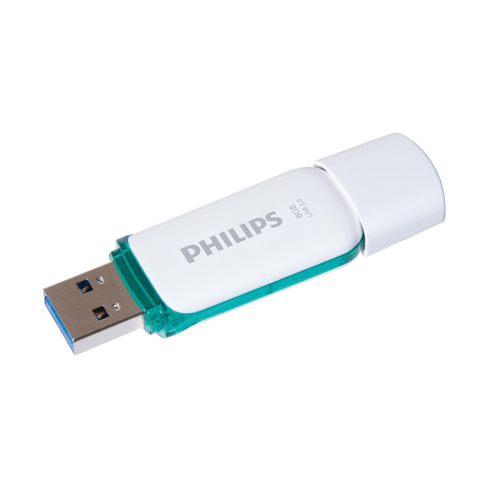 Philips Snow Edition Super Speed 3.0 USB-Flash-Laufwerk USB-Stick 8 GB für PC, Laptop, Computer Data Storage, Lesegeschwindigkeit bis zu 100 MB/s