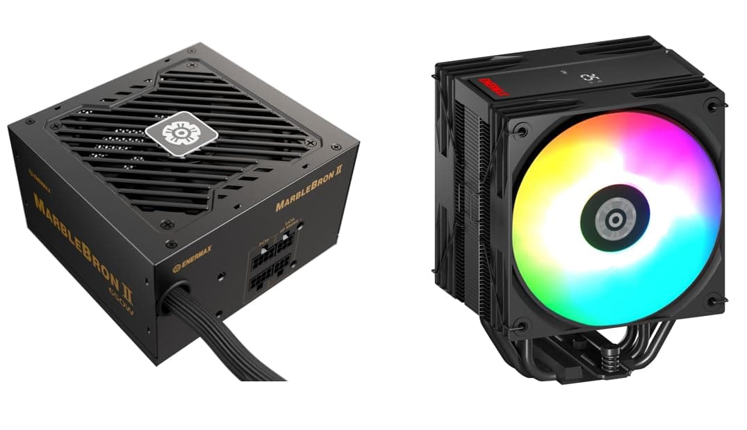 ENERMAX MARBLEBRON II 650 Watt modulares 3.1 ATX Gaming Netzteil 80PLUS Bronze & ETS-T41D-ARGB CPU Kühler Digitalstatusanzeige Bundle; EMB650-T41D-ARGB