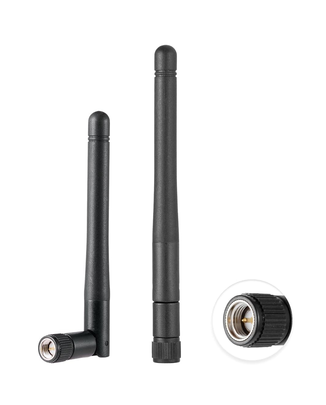 Vecys 2PCS Dual Band WiFi Antenne 2.4GHz 5GHz 5.8GHz 1.5dBi MIMO SMA Männlich Antenne für WiFi Router Wireless LAN Karte PCIe Karte Router Videoüberwachungsmonitor