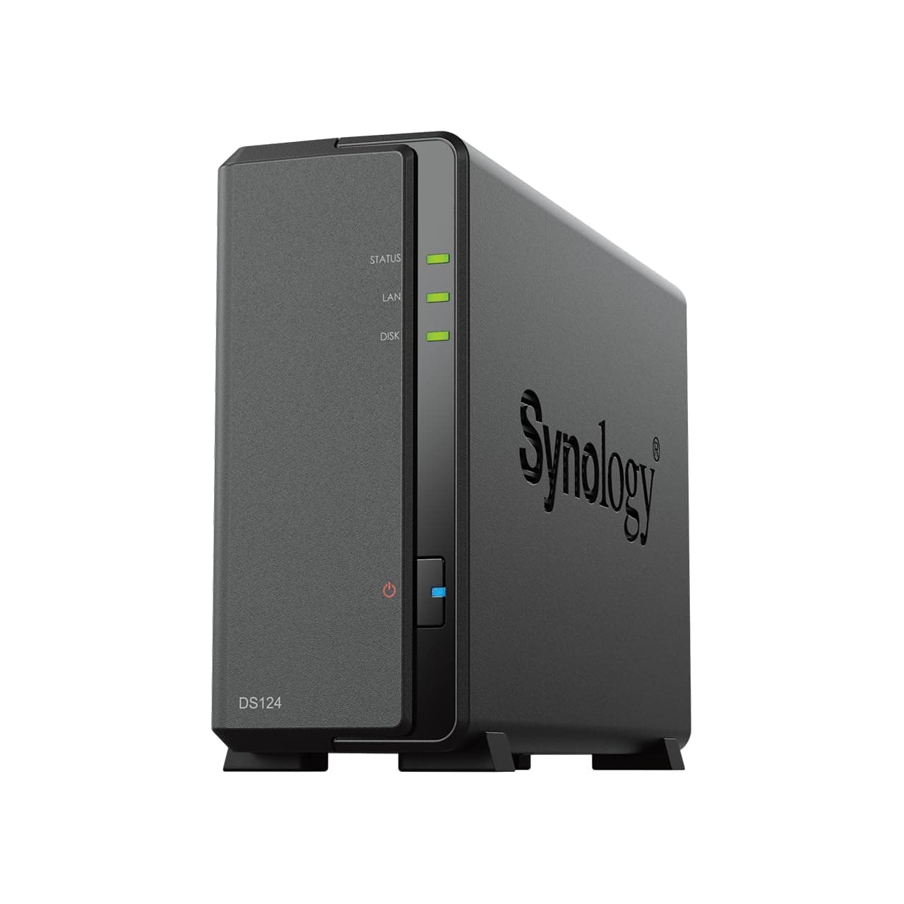 Synology DS124 12TB 1 Bay NAS-Lösung mit installierten 1 x 12TB HAT3300 Laufwerken