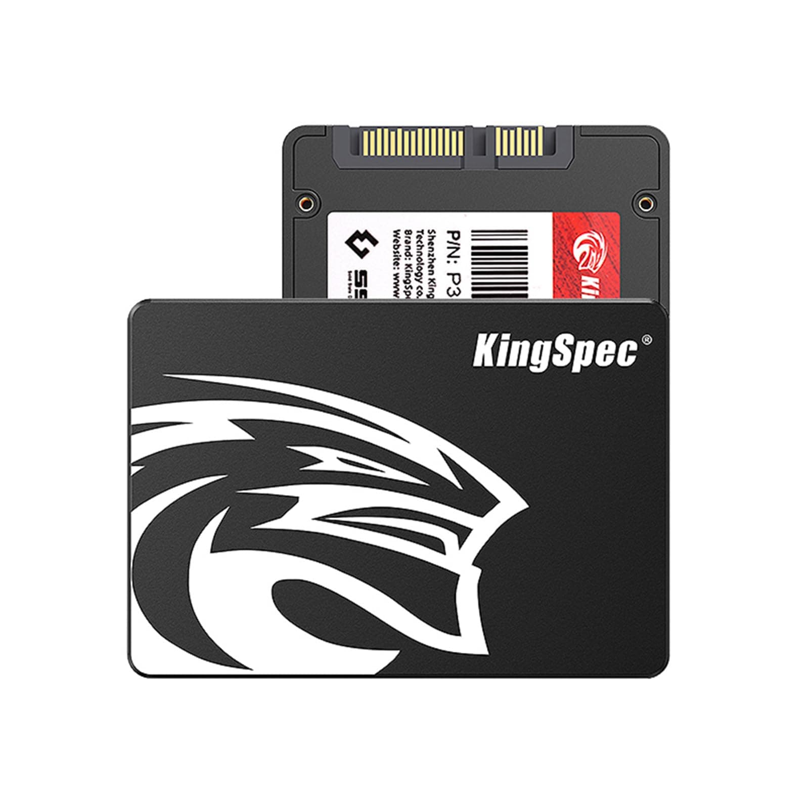 KingSpec 2TB 2 5 Zoll SATA SSD, 2.5 inch SATA III 6Gb/s Interne Solid State Festplatte - 3D NAND Flash, Kompatibel mit PS4/Desktop/Laptop