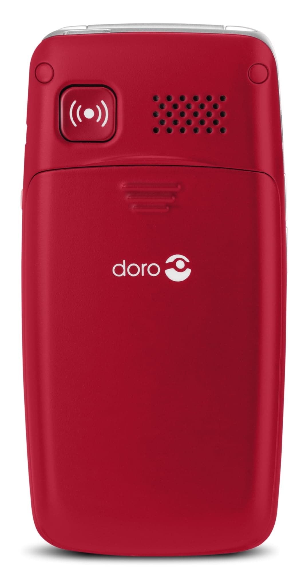 Primo 360014 by Doro Großtastenhandy mit Tischladestation rot