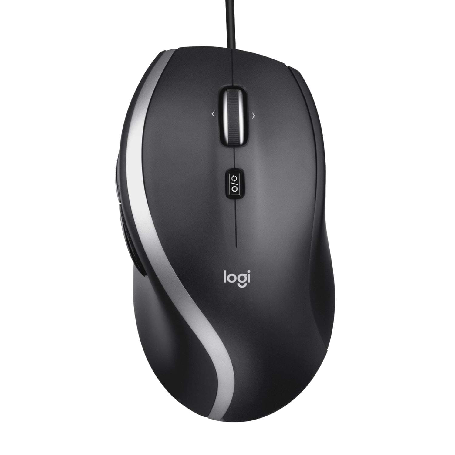 Logitech M500s Kabelgebundene Maus mit fortschrittlicher hyperschneller Scroll- und Kippfunktion, anpassbaren Tasten, hochpräziser Abtastung mit DPI-Schalter, USB-Plug&Play - Grau