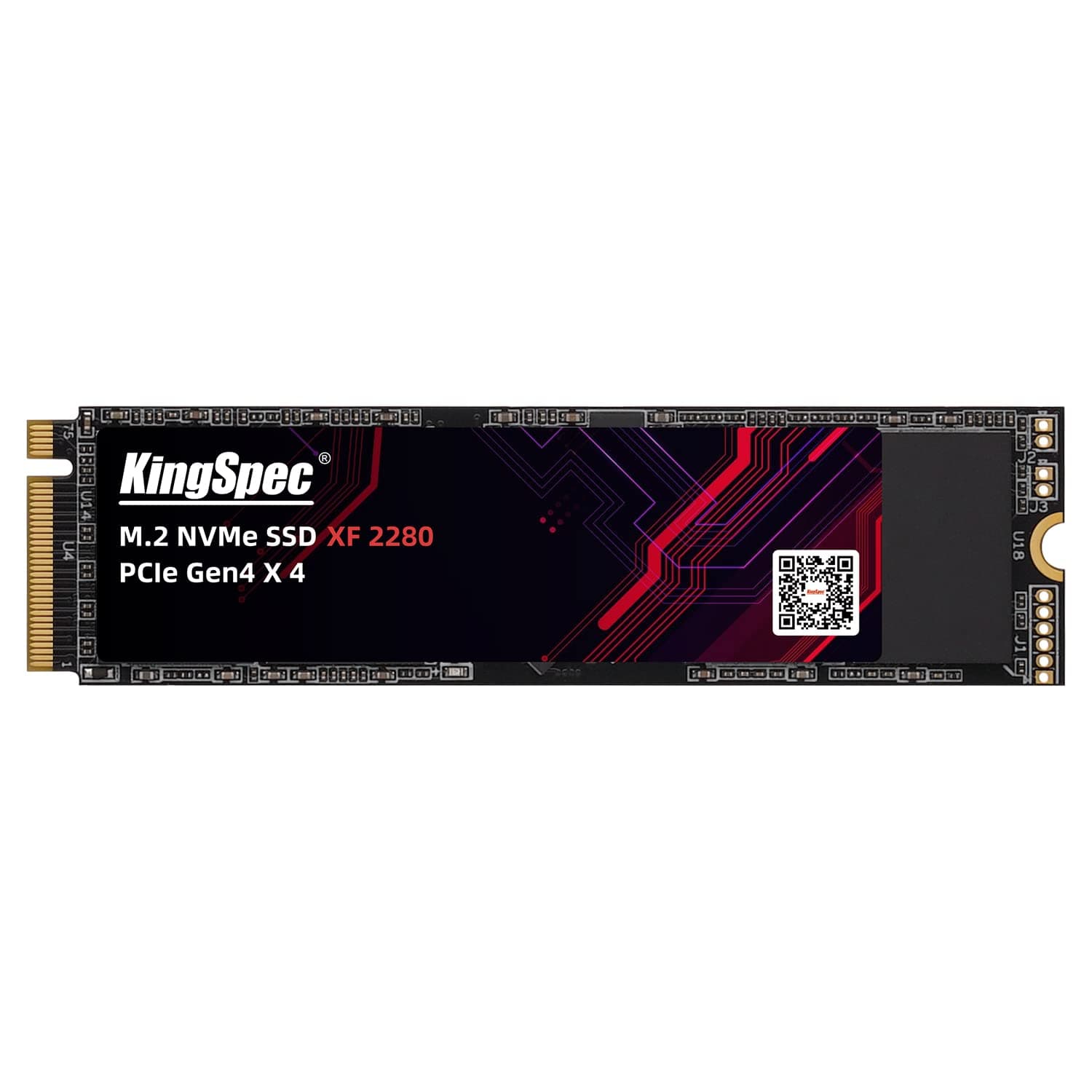 KingSpec 512 GB M.2 NVMe Gen4 SSD, bis zu 5000 MB/s