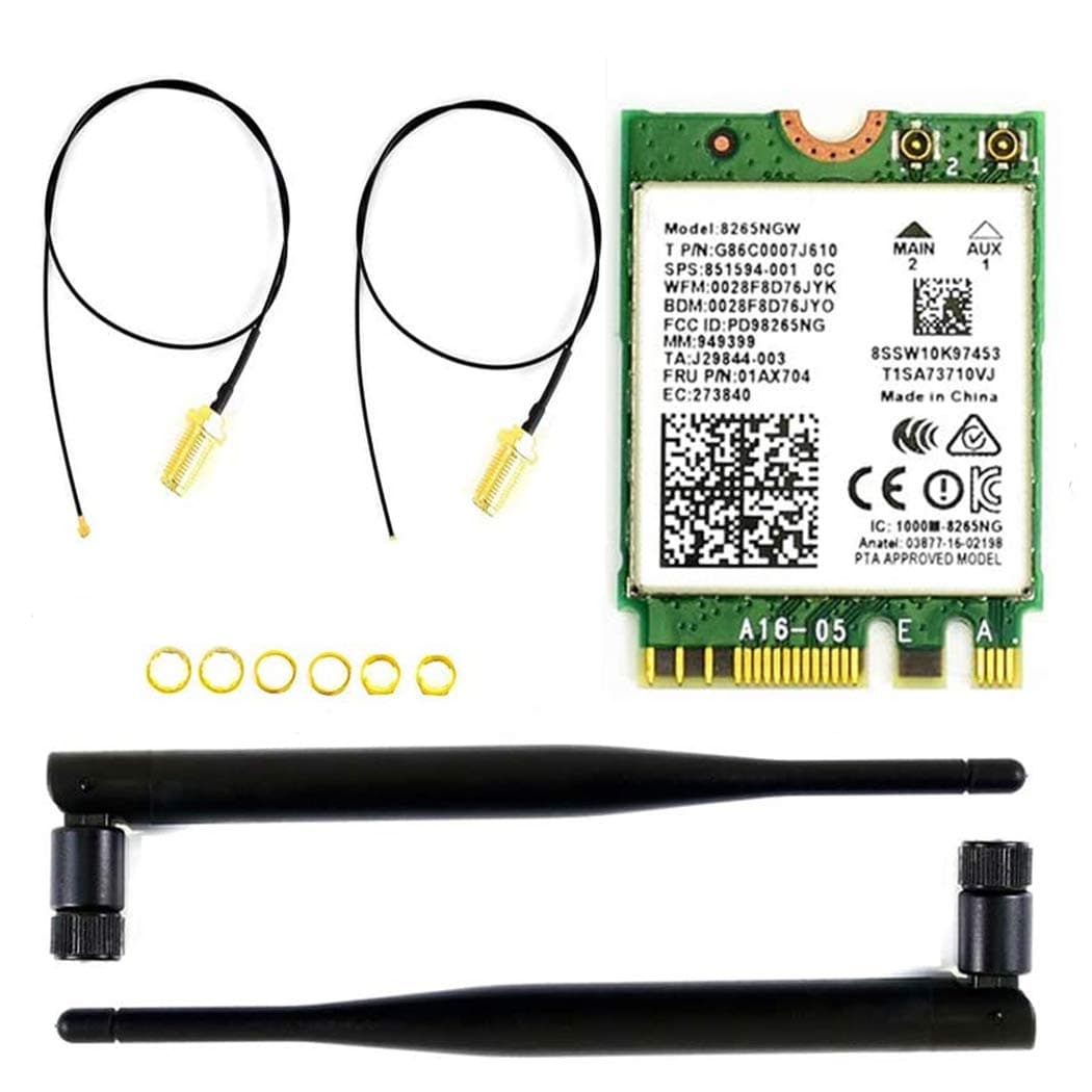 Waveshare AC8265 Wireless NIC Applicable for Jetson Nano 2.4G / 5G WiFi Dual Mode Module