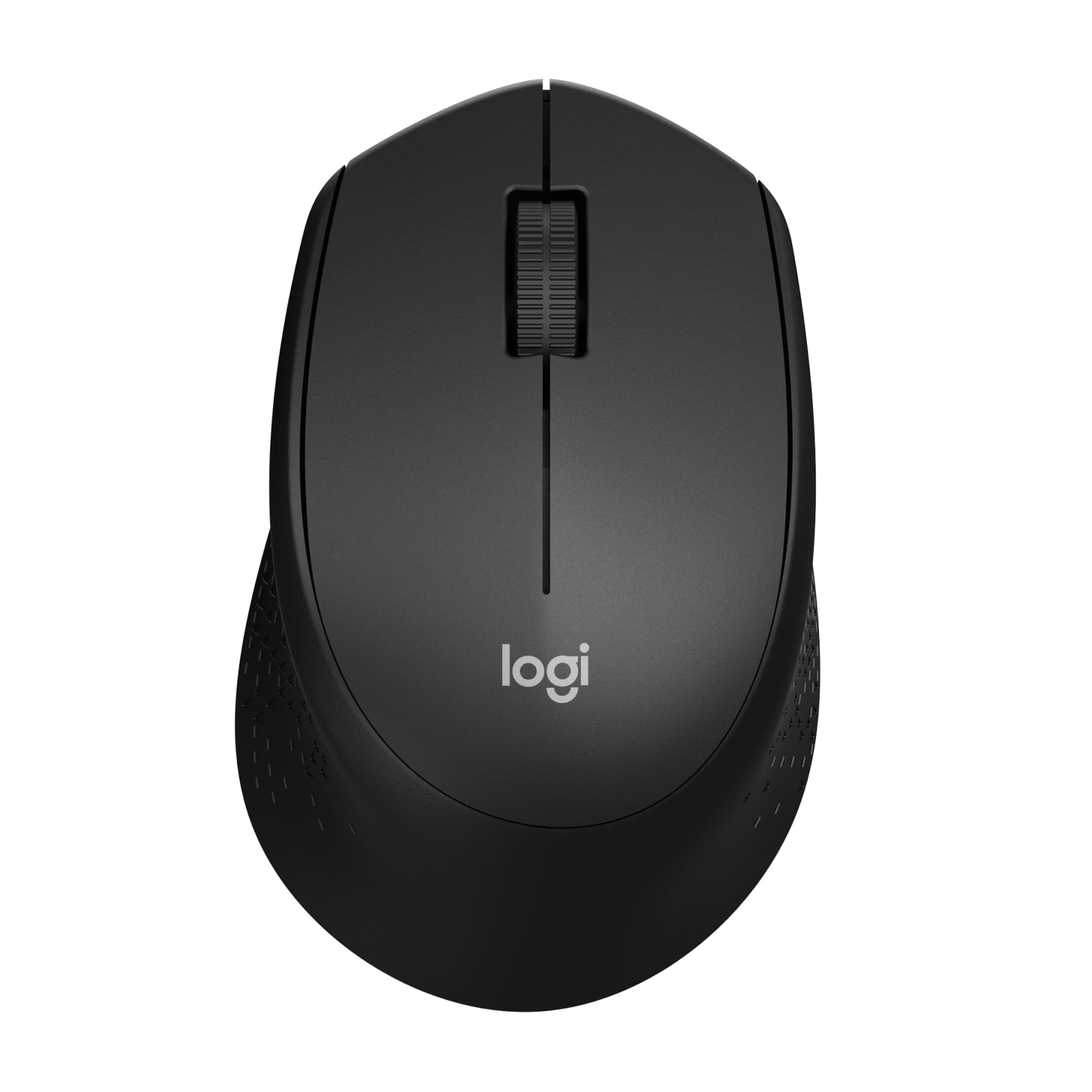 Logitech M330 SILENT PLUS Kabellose Maus, 2,4 GHz mit USB-Nano-Empfänger, 1000 DPI Optical Tracking, 2 Jahre Batterielaufzeit, Kompatibel mit PC, Mac, Laptop, Chromebook - Schwarz