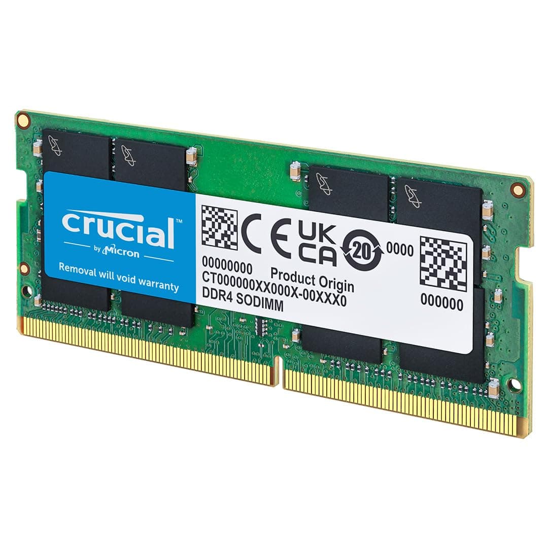 Crucial DDR4 RAM 8GB 2400MHz SODIMM CL17, Arbeitsspeicher für Laptop/Notebook, Mini PC - CT8G4SFS824A