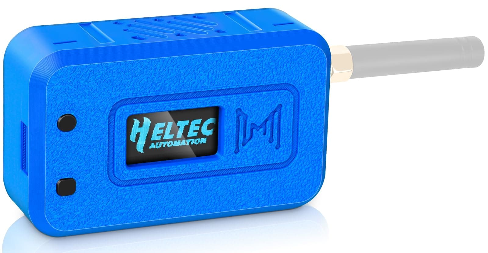 Gehäuse für LoRa ESP32 V3 Modul Platinen Set – Entwicklungsboard, Antenne 3000 mAh Akku All-in Gehäuse, OLED Display Schutzhülle mit Typ-C Schnittstelle (N35-Version, Blau)