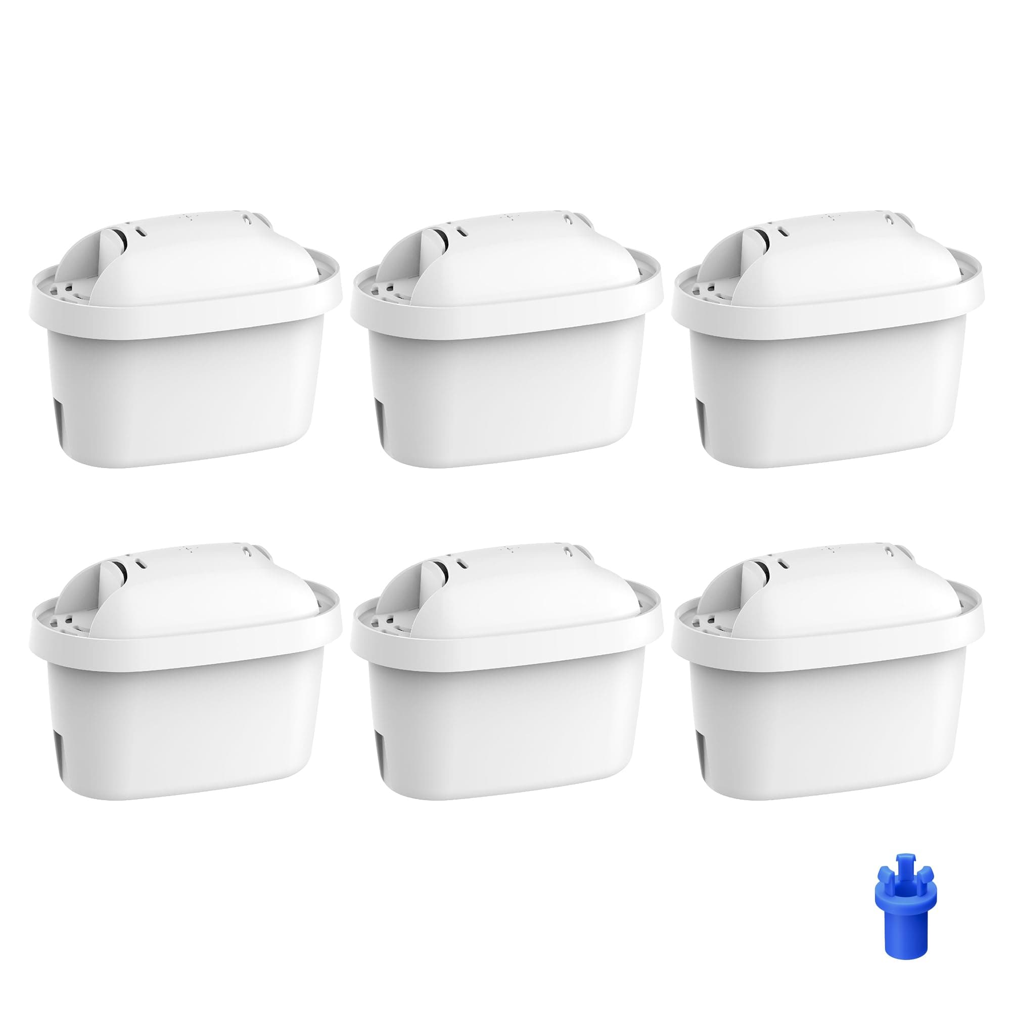 Waterdrop Filterkartuschen, Ersatz für Brita® Maxtra+® Plus, Maxtra Pro® All-in-1 Wasserfilter, Kompatibel mit Brita® Marella® Kanne, Reduziert PFAS, PFOA/PFOS, TÜV SÜD, NSF Zertifiziert (6)