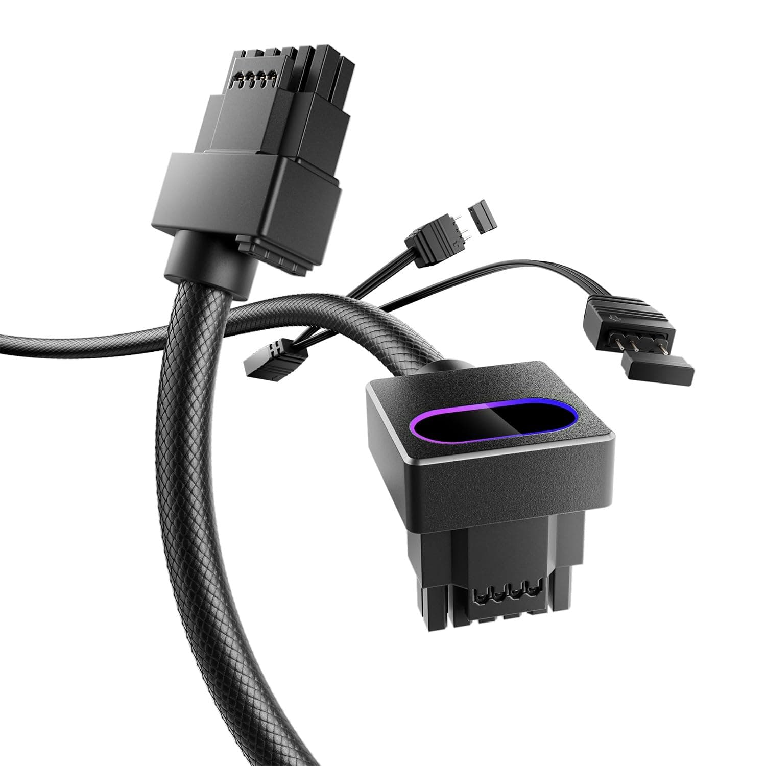 AsiaHorse Hydrus 12+4-Pin (16 Pin) 12VHPWR GPU Modularkabel (Typ A, 50 CM) – Direktverbindungskabel für NVIDIA Grafikkarten RTX 40/5070/5080-Serie – Kein Verlängerungskabel. Hydrus-16PIN-BLACK-A