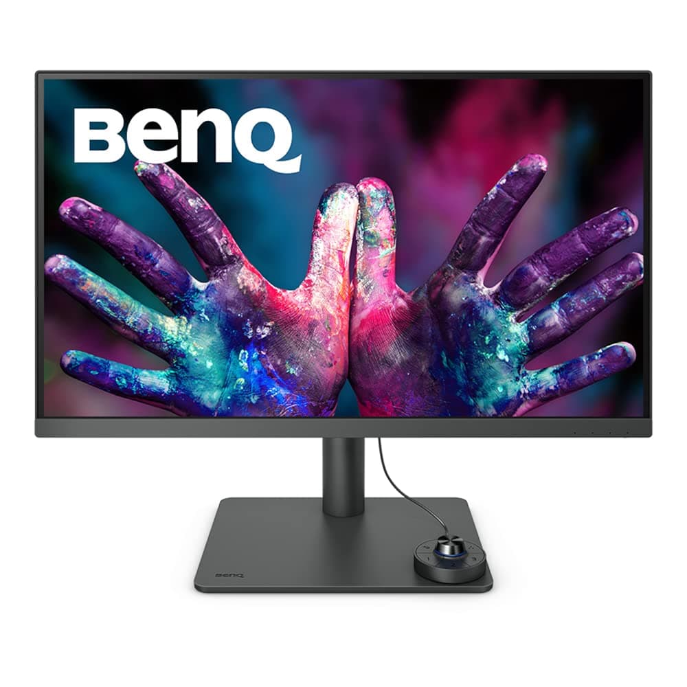 BenQ PD2705U 27 Zoll 4K Monitor für Grafiker, IPS, AQCOLOR-Technologie, 99 % sRGB, 99 % Rec. 709, Delta E ≤ 3, Werkseitig Kalibriert, Uniformity, 65W USB-C, HDMI, DP, KVM, Kompatibel mit MacBook