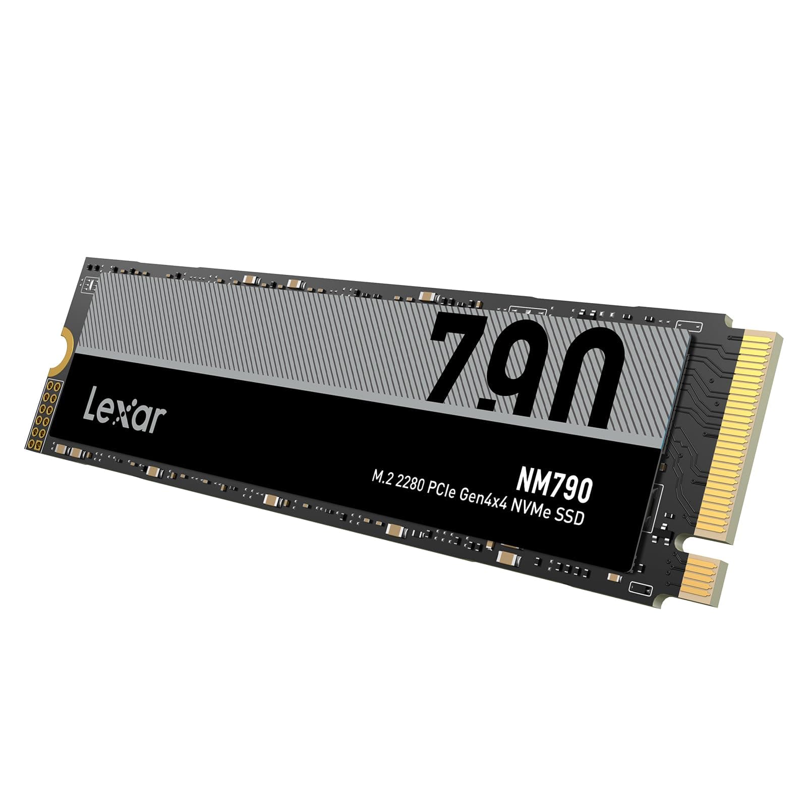 Lexar NM790 8TB SSD, PCIe Gen4x4 M.2 2280 NVMe 1.4 SSD, Bis zu 7 400MB/s Lesen, 6 500MB/s Schreiben, Interne Solid-State-Laufwerk für PS5, PC, Laptop und Gamer