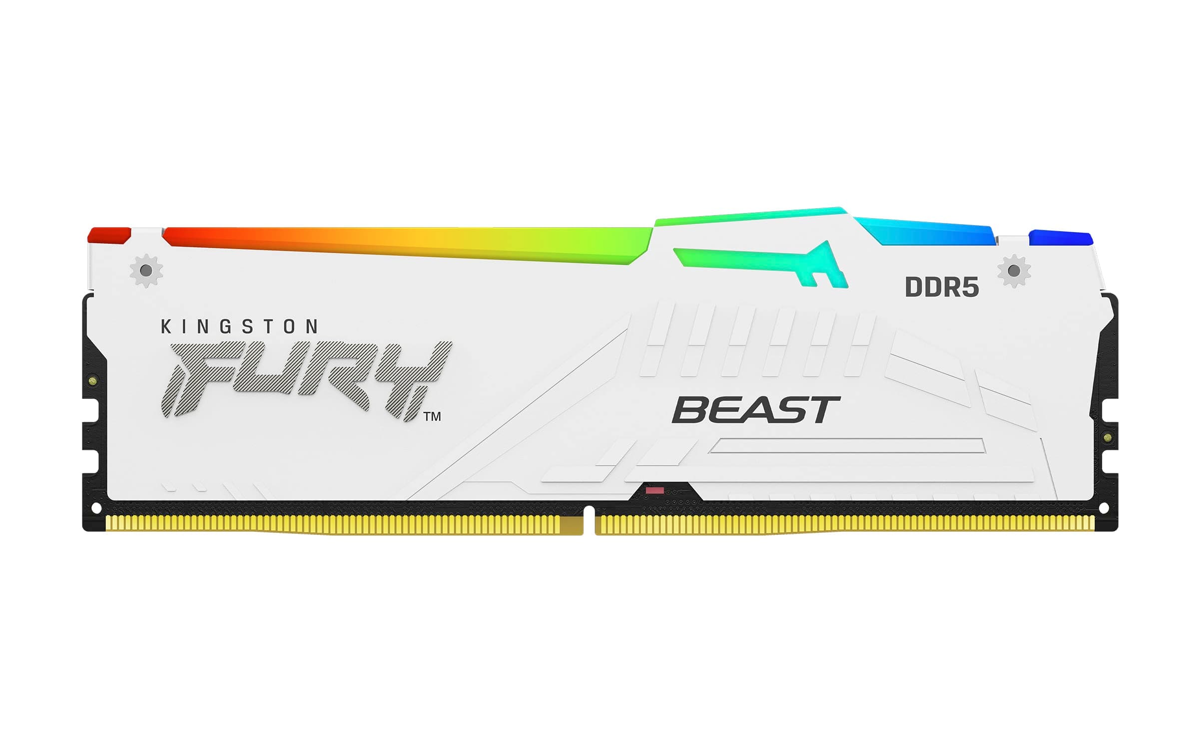 Kingston FURY Beast Weiß RGB EXPO 32GB 6000MT/s DDR5 CL30 DIMM Desktop Gaming Speicher Kit mit 2 - KF560C30BWEAK2-32