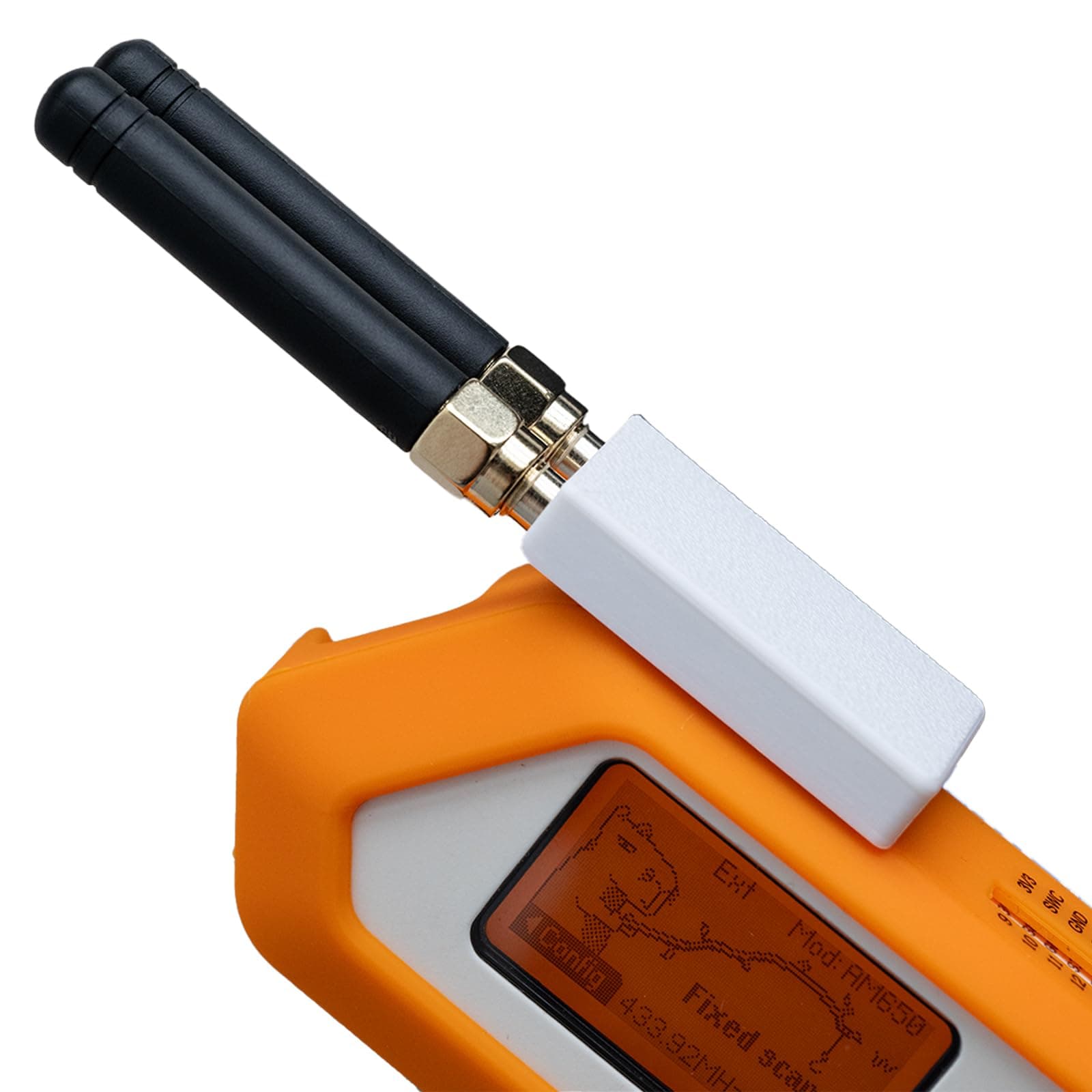 Flipper Zero NRF24 & CC1101 2-in-1 RF Devboard, ultrakompaktes kabelloses Modul, 2,4 GHz und 433 MHz, hohe Leistung, Auto-Switch, Plug & Play (mit 3D-gedrucktem Gehäuse)