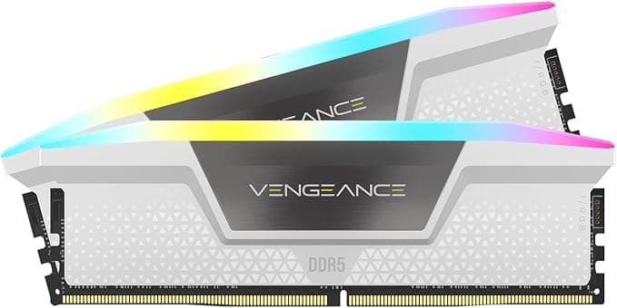 CORSAIR VENGEANCE RGB DDR5 RAM 32GB (2x16GB) 6400MHz CL36