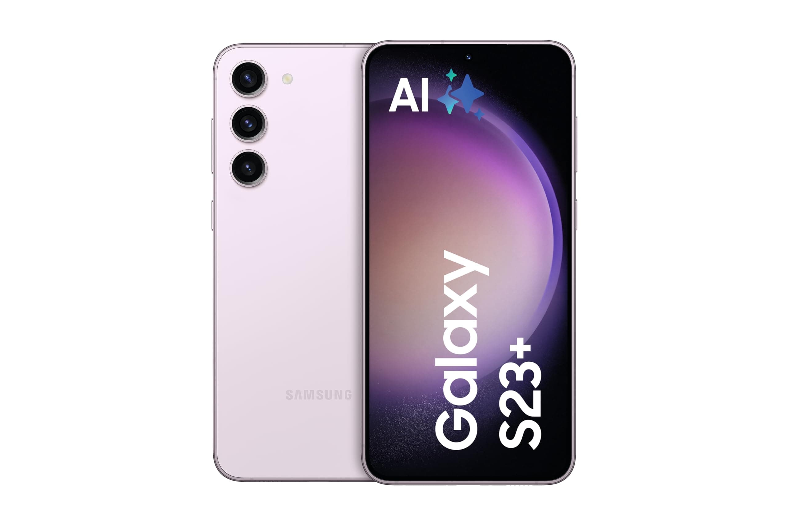 Samsung Galaxy S23+ AI-Android-Smartphone, 256GB, 4.700mAh Akku, Smartphone ohne Vertrag Lavender inkl. 36 Monate Herstellergarantie [Exklusiv bei Amazon]