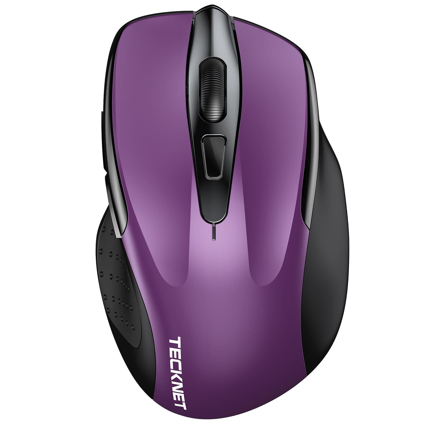 TECKNET Bluetooth Maus, 4800 DPI Kabellos Ergonomische Maus (Tri-Modi: BT 5.0/3.0+2.4G), 30 Monate Batterielaufzeit, Leise Funkmaus für Laptop PC Computer, Windows, Mac OS, Android