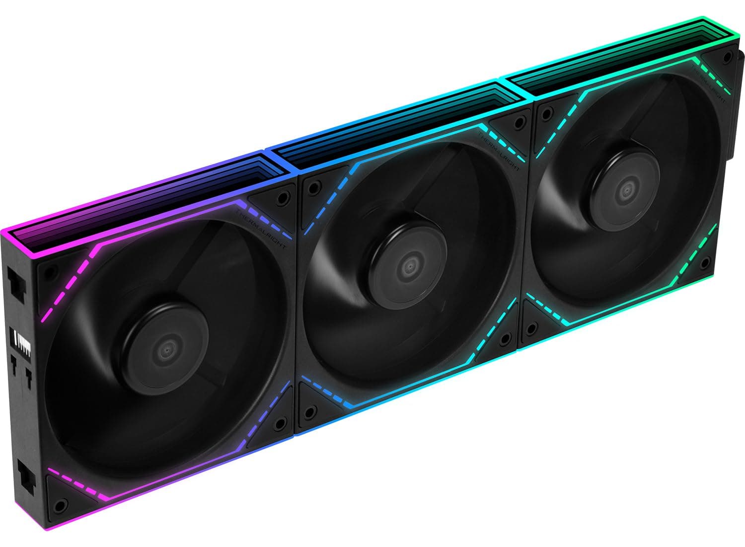 THERMALRIGHT TL‑M12QR X3 120mm Reverse Blade PC Gehäuselüfter, 1500U/min Luftzirkulation, ARGB Daisy-Chain, Infinity-Mirror-Licht, 3 Stück