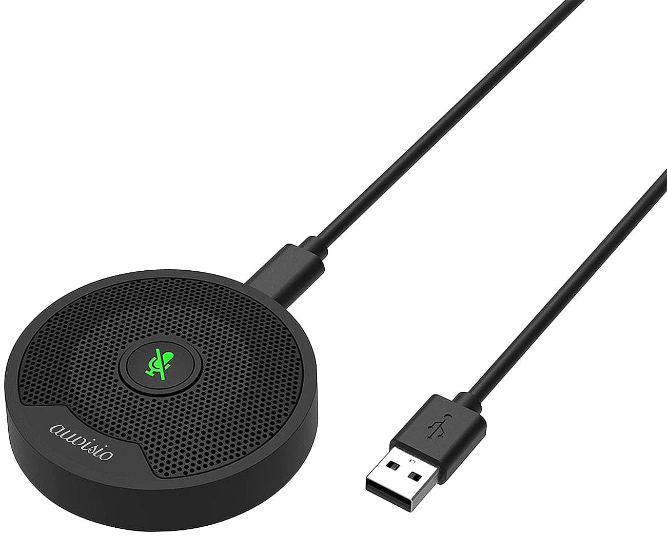 auvisio Konferenzmikro: Omnidirektionales 360°-Kondensator-Konferenzmikrofon, USB C, PC & Mac (USB Mikrofon, Tischmikrofon, Konferenztelefon)