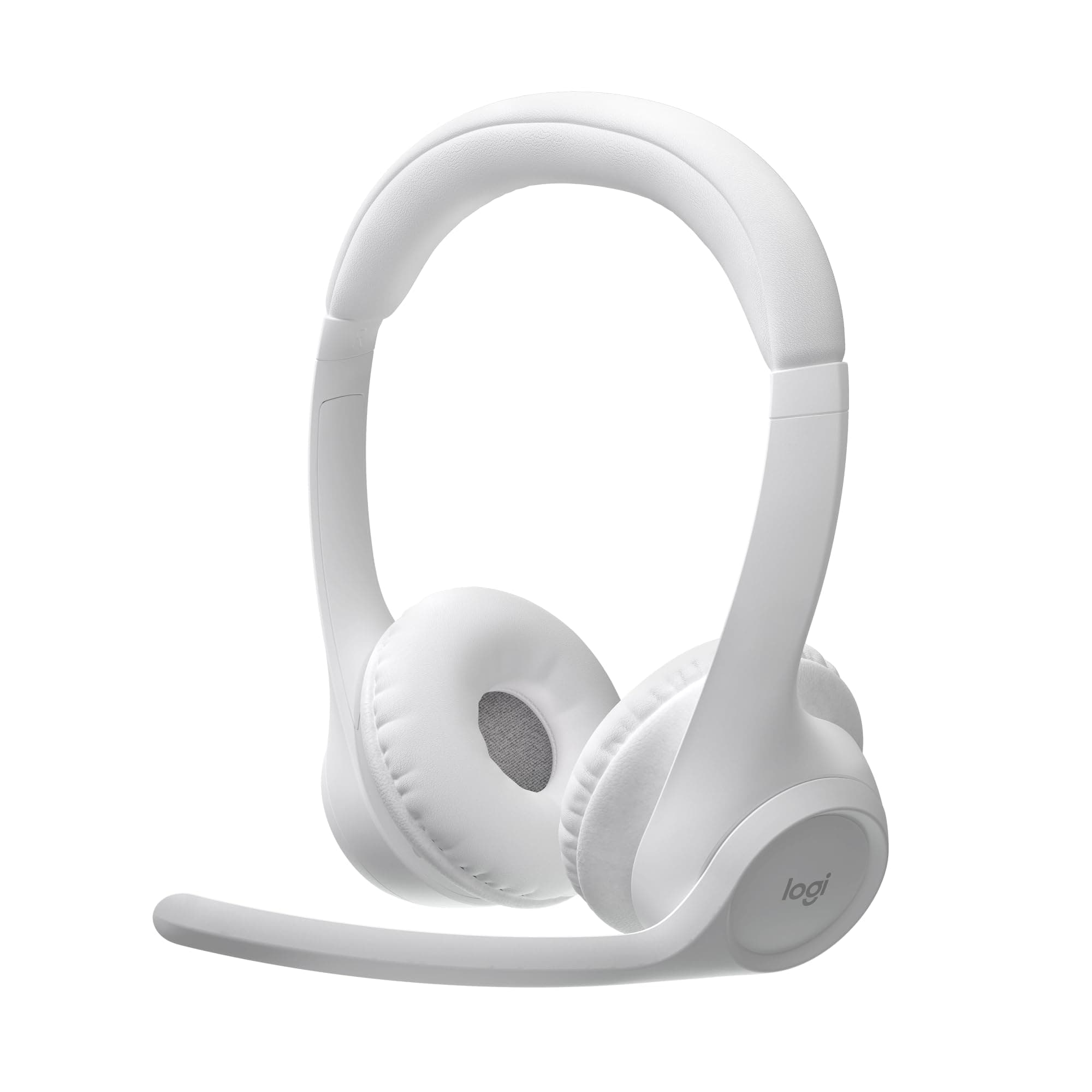 Logitech Zone 300 Wireless Bluetooth Headset mit Mikrofon inkl. Geräuschunterdrückung, kompatibel mit Windows, Mac, Chrome, Linux, iOS, iPadOS, Android - Grauweiß