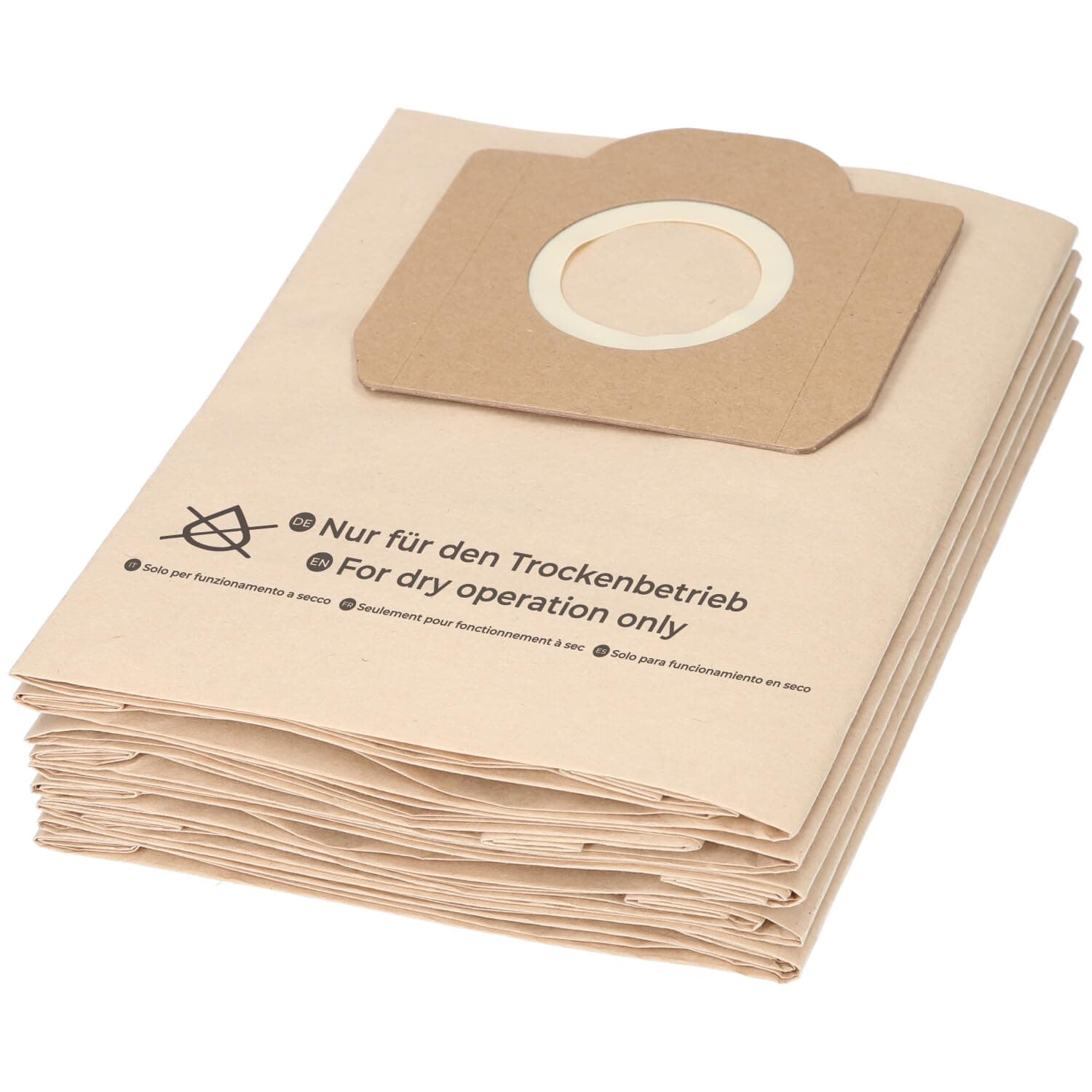 McFilter I 10 Staubsaugerbeutel geeignet für Kärcher WD 3 Premium Mehrzwecksauger, Beutel-Typ KA 32