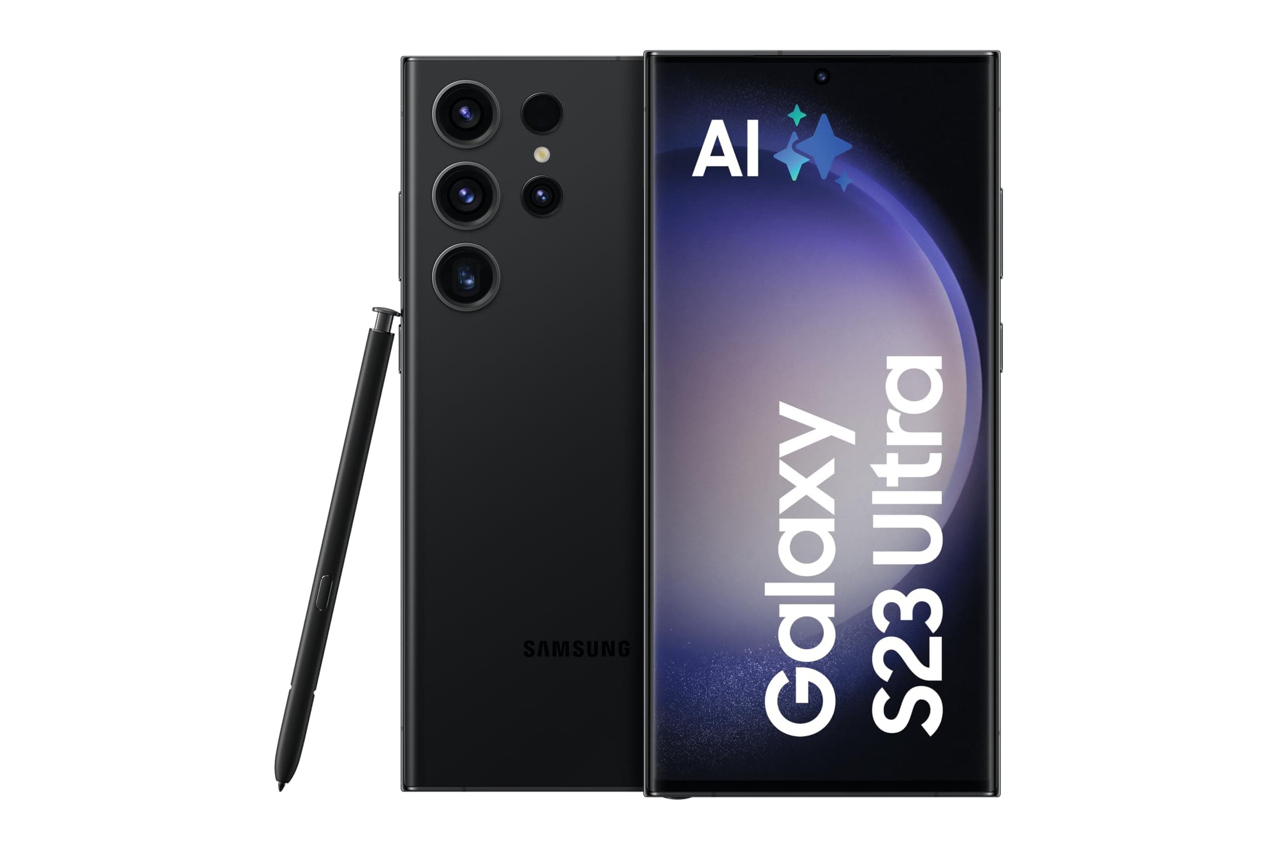 Samsung Galaxy S23 Ultra AI-Android-Smartphone, 512GB, 5.000mAh Akku, Smartphone ohne Vertrag Phantom Black inkl. 36 Monate Herstellergarantie [Exklusiv bei Amazon]