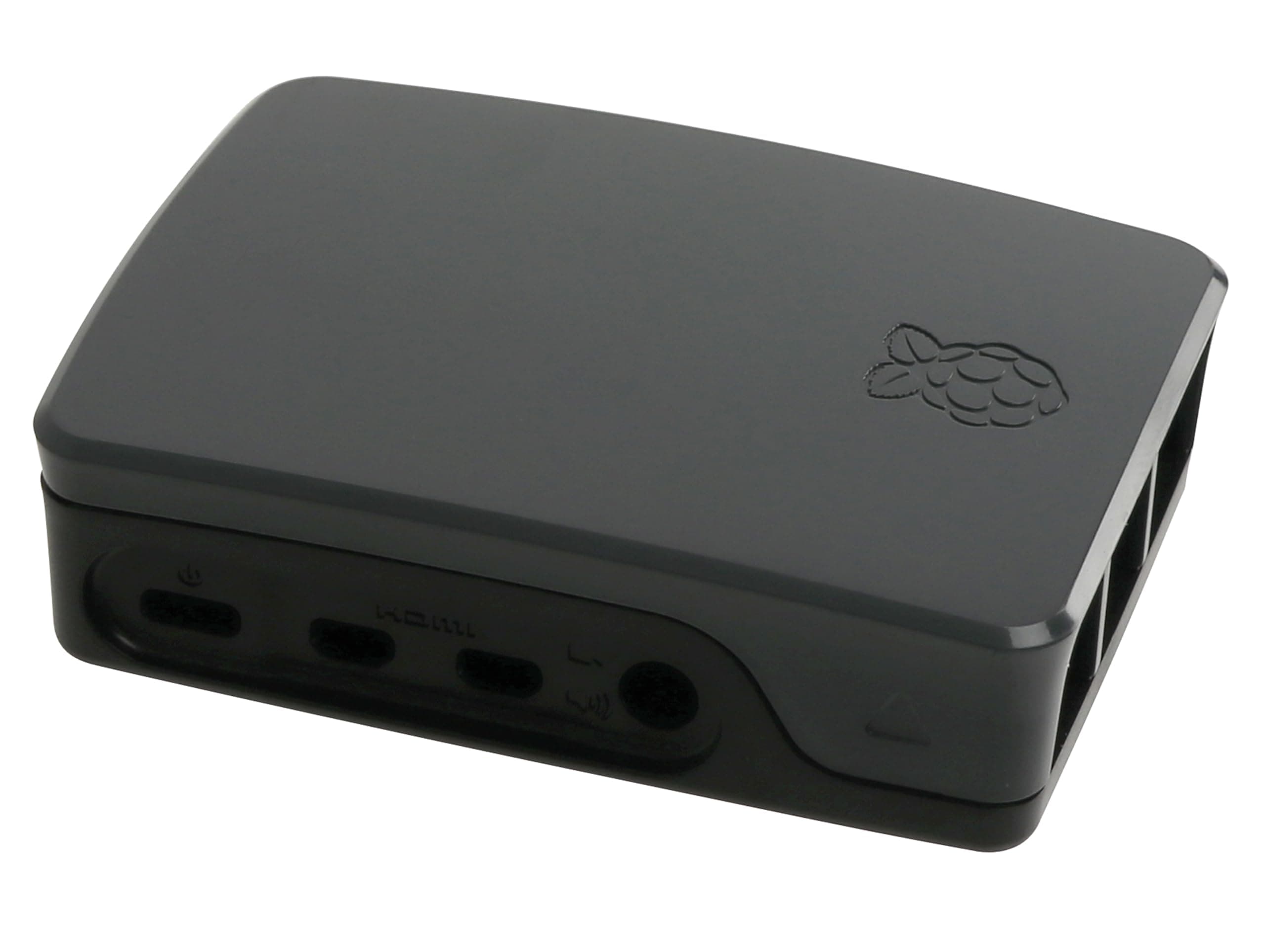 Raspberry Pi Gehäuse für Raspberry Pi 4 (schwarz/grau)