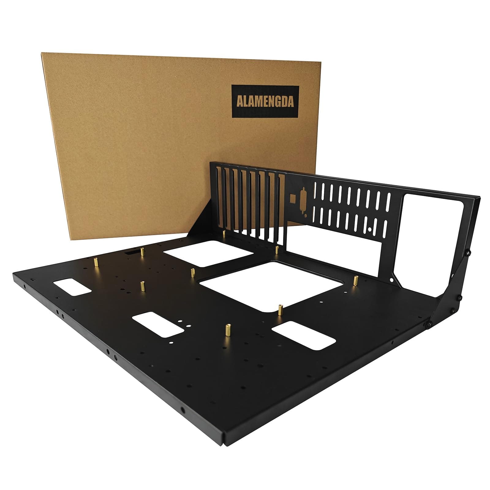 DIY Pc-Prüfstand,offenes Chassis-Gestell für ATX/M-ATX/ITX-Motherboards, breit ausgelegte Wärmeableitung, Open Air Pc Gehäuse SSD Motherboard-Zubehör (EATX)