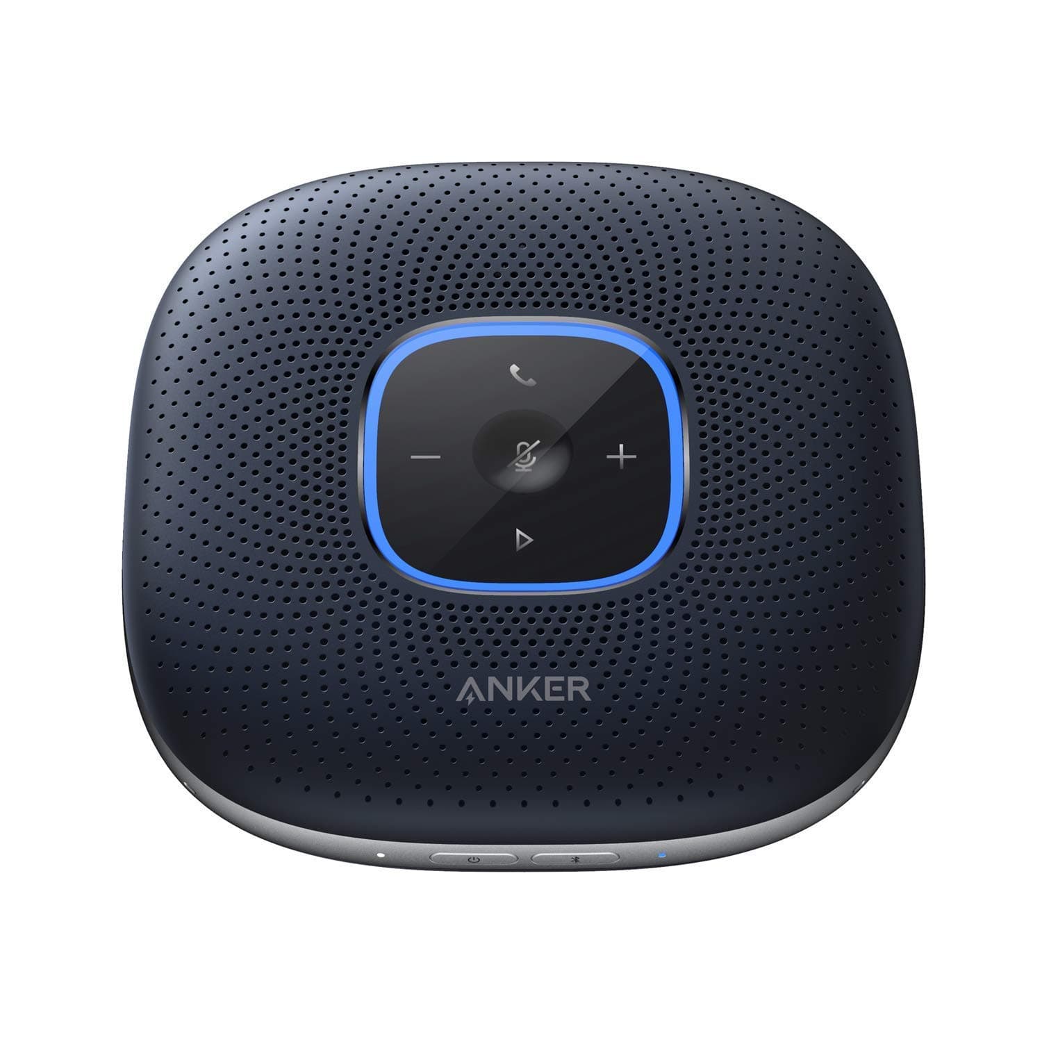 Anker PowerConf Bluetooth Konferenzlautsprecher mit 6 integrierten Mikrofonen, verbesserter Tonaufnahme, 24 St. Akku, USB-C Konnektivität, für Homeoffice (Blau)