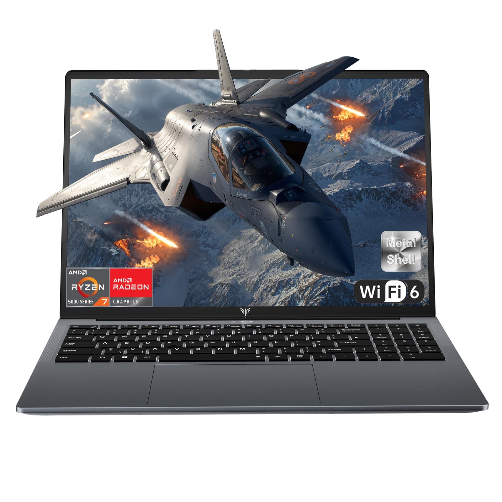 ACEMAGIC Gaming Laptop Computer - 2025 Neueste 15.6 Zoll FHD Display Laptop mit Ryzen 5 7430U Prozessor bis zu 4.3GHz, 16GB Ram DDR4 512GB NVMe PCIe 3.0 SSD Gaming Notebook, Leichtgewicht